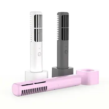 

Mini USB Vertical Bladeless Air Conditioner Handheld Portable Cooler Desktop Silent Cooling Tower Fan Home Office