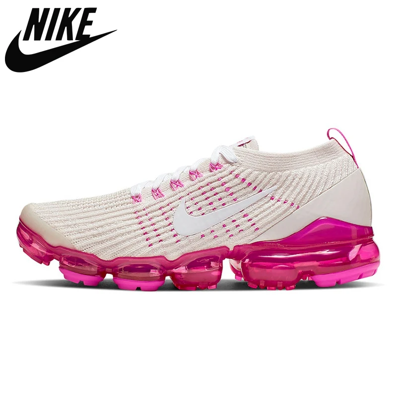 Аутентичные женские кроссовки для бега nike air vapormax 3 0 flyknit unc oreo черные спортивные