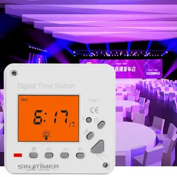 

110V 220V AC 7 Days Weekly Digital Electronic Timer Large LCD Display Back-light 11UA