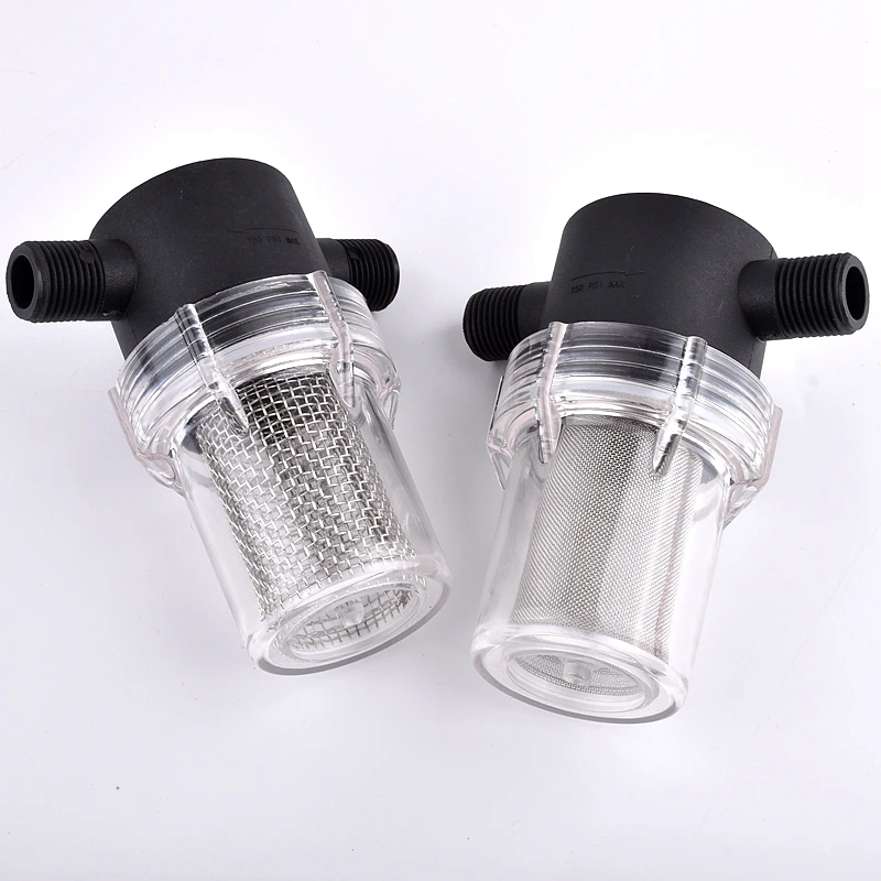 1/2 Inch Garden Watering Filter Aquarium Water Pump Inlet Water Inline Mesh Strainer Pond Car Washing Irrigation Filter Screen