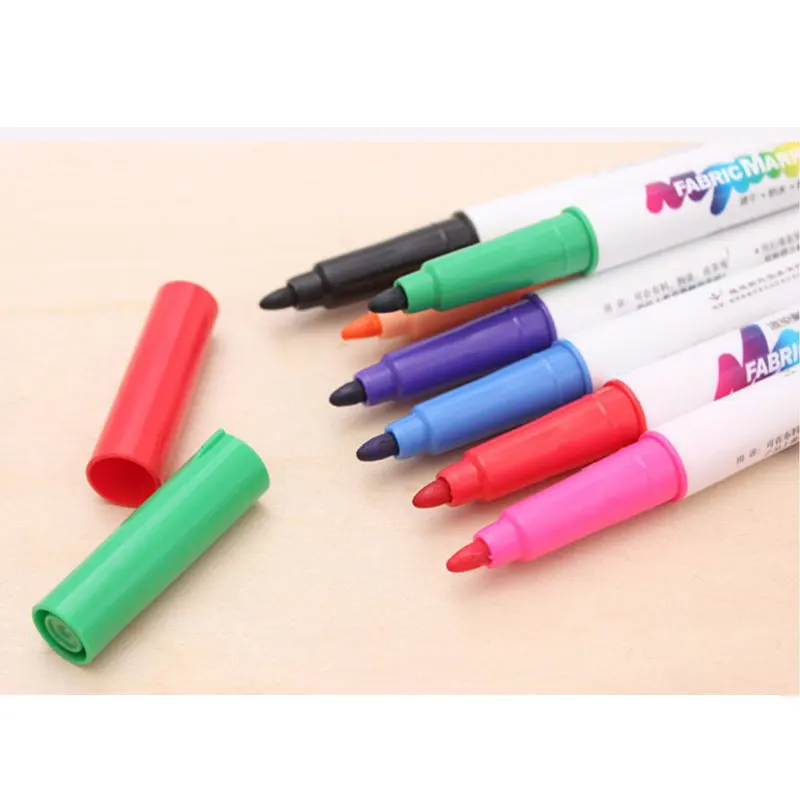 

Professional Colour Painted Pen Resistant Watercolor Graffiti Pen 7 Color Graphic Design Anime Manga Painting Materials Supplies
