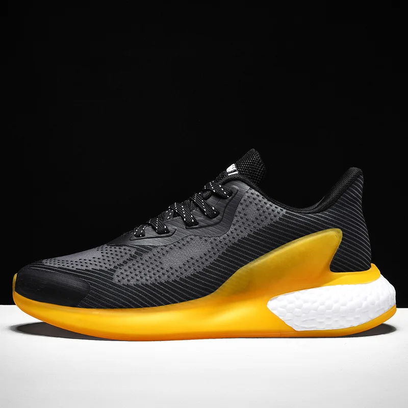 

2020 New Spring Lightweight Men Shoes Outdoors Thick sole Sneakers Breathable Casual Shoes Comfortable Male Walking Footwear