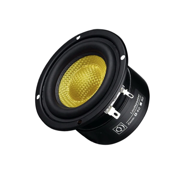 딥 베이스 슈퍼 서브우퍼 스피커, 섬유 유리, 강력한 저주파, 3 인치, 50W, 4Ohm, DIY