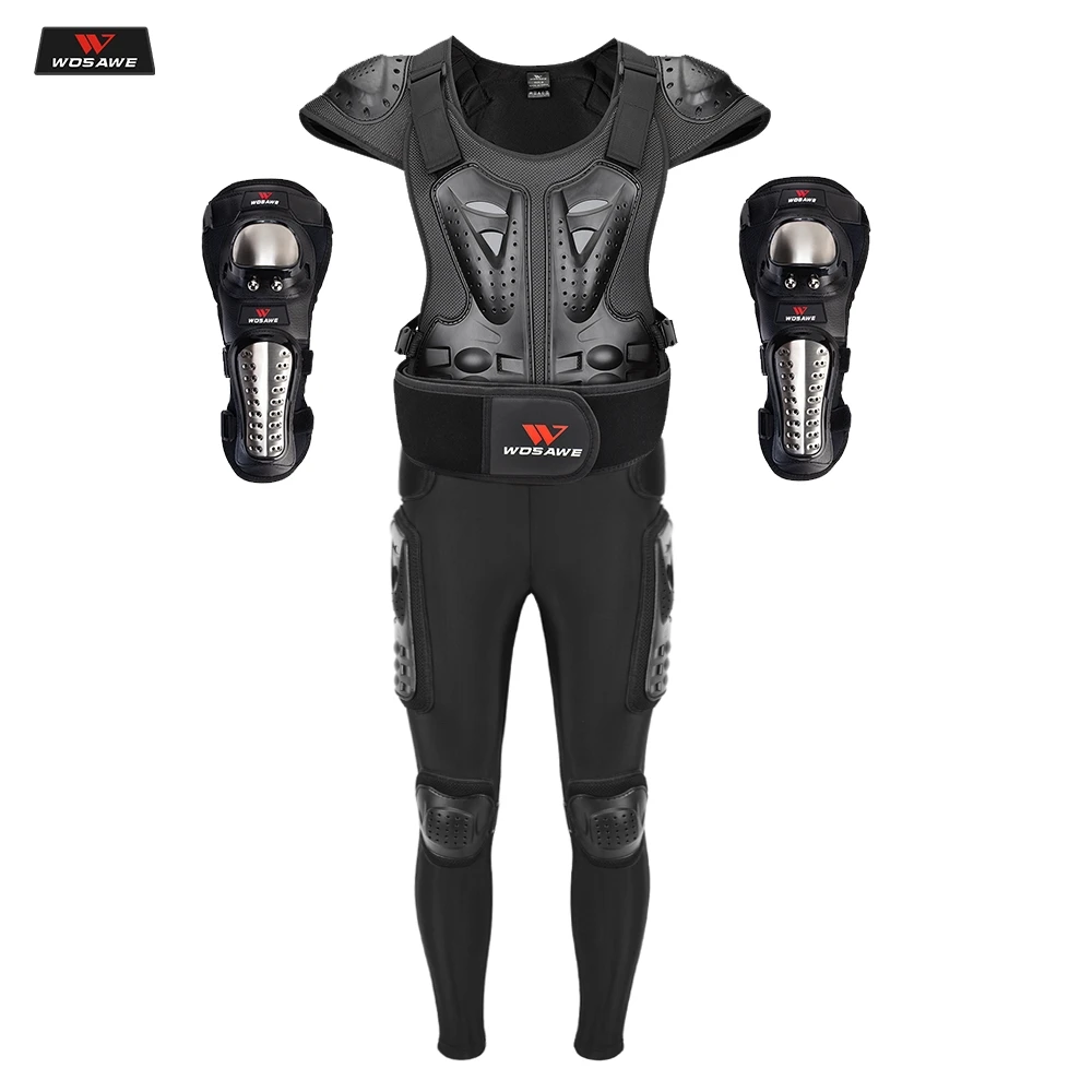 Мотоциклетная Защитная куртка WOSAWE бронированная защита для мотокросса езды на