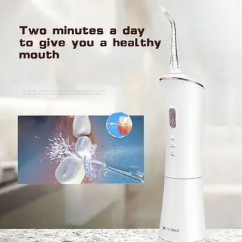 

1pc Electric Red Teeth Household Oral Portable Washing Machine Flushing Device
