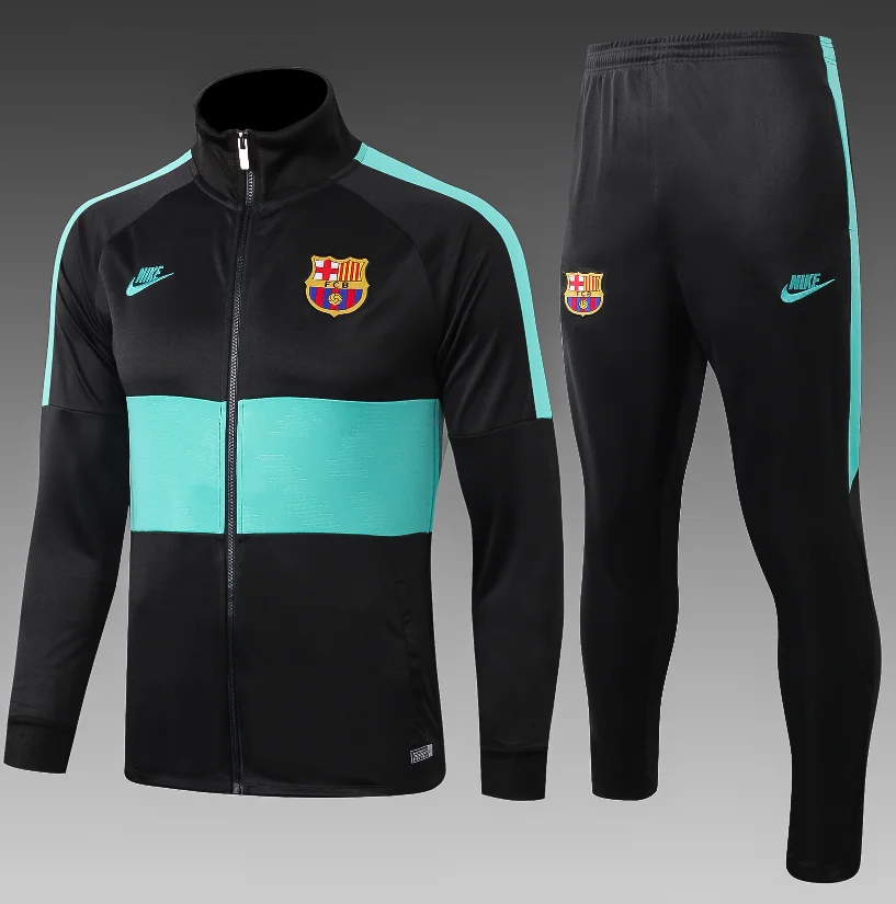 19/20 тренировочная куртка 19 20 рубашка Barcaed Jersey Barcelonaes Mantel city Real Madrides, пальто для взрослых, комплект курток, Футбольная майка - Цвет: shirt