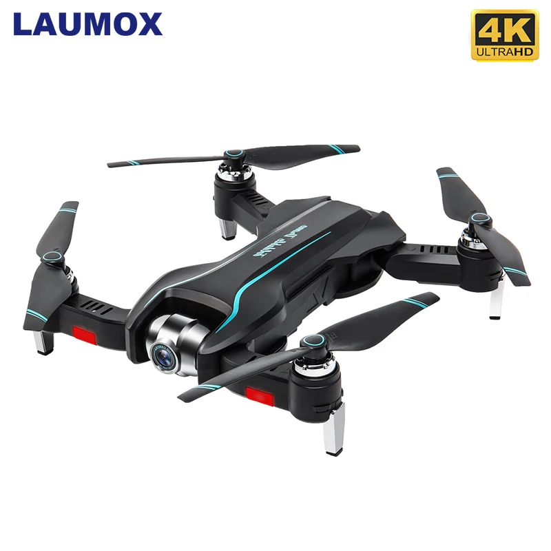 LAUMOX S17 RC Drone with 4K Adjustable Wide-Angle Camera Foldable Quadcopter Optical Flow Dron RC H