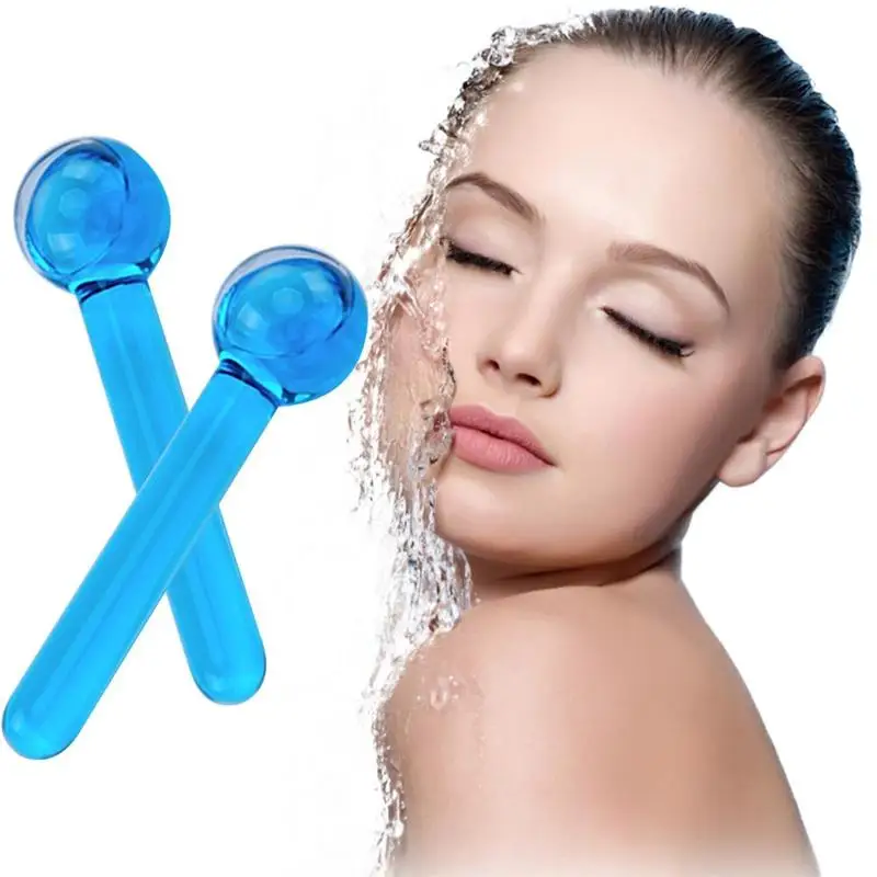 

2 PCS Magic Cool Roller Ball For Women Face and Neck Massage Comfortable Anti Wrink Beauty Glass Ball