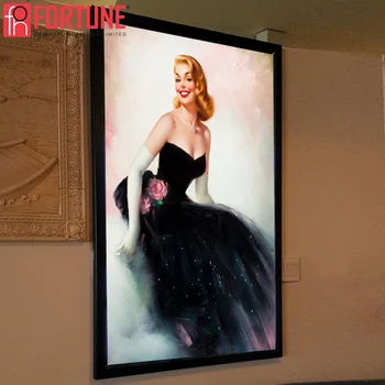 

Upscale Led Luminous Photo Frame Home Improvement Indoor Art Picture Led Light Boxes Can Be Ship Locally From The USA And Europe