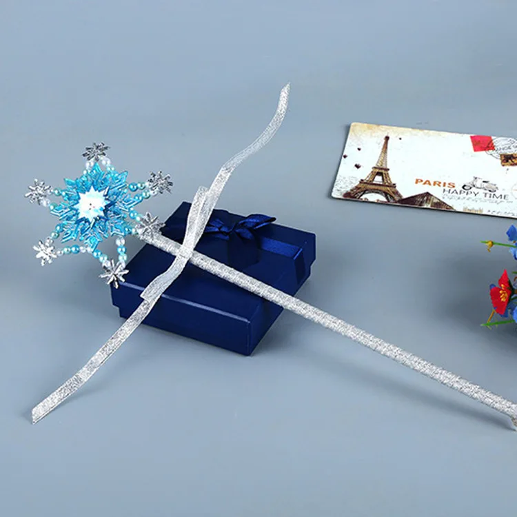 Дисней Замороженные 2 Анна Корона Эльзы Снежинка палочка принцесса косплей Макияж игрушка для детей на день рождения подарок на Рождество