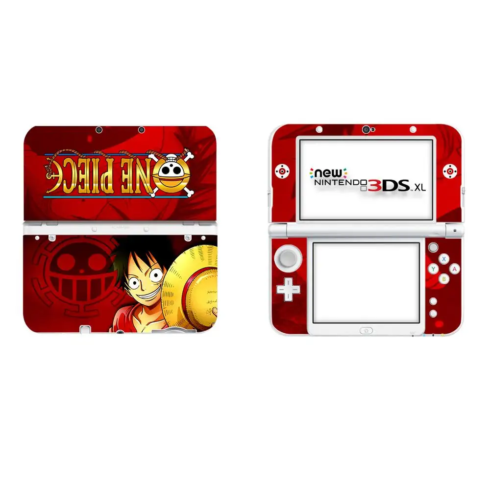 Аниме Одна деталь Луффи виниловая наклейка кожи Стикеры для нового 3DS XL LL шкуры Стикеры s для нового 3dsll Винил Защитная Наклейка