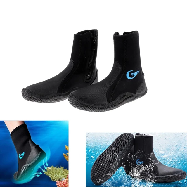 Professional 5mm Neoprene Antiskid Scuba Diving Boots Snorkeling