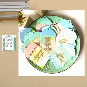 

Lucky Goddess Craft Metal cutting dies Tag Die Set Scrapbook paper craft knife mould blade punch stencils dies 2020