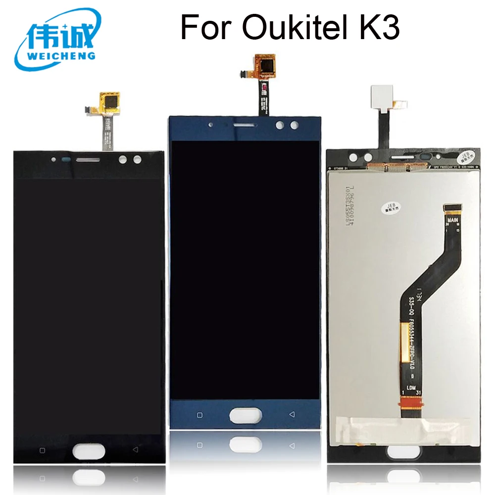 Для 5 дюйма Oukitel K3 ЖК дисплей замена дигитайзер сенсорный экран и в сборе +