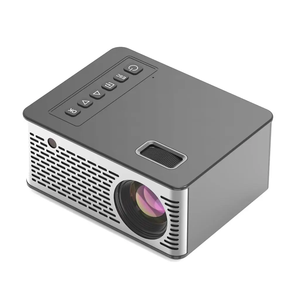 Высококачественный UC26 портативный видеопроектор HD светодиодный домашний мультимедийный кинотеатр 1080P проектор с поддержкой USB/TF/AV/HDMI/IR