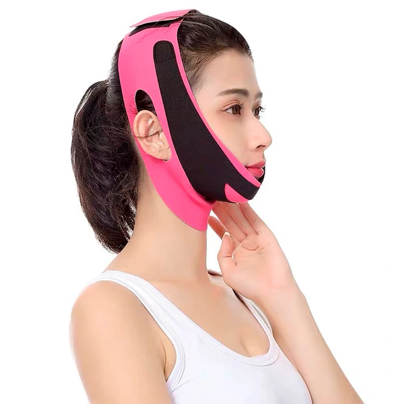 

Face Slim V-Line Lift Up Belt Women Slimming Cheek Slim Lift Up Mask V Face Line Belt Anti Wrinkle Strap Band Facial Beauty