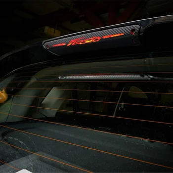 

Carbon Fiber Stickers And Decals High Mounted Stop Brake Lamp Light Car-styling For Ford Fiesta Hatchback 2009-2015 Accessories