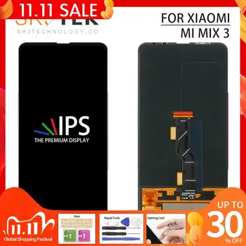 

100% TESTED For XIAOMI Mi Mix 3 LCD Display Matrix Touch Screen Digitizer Assembly With Frame 6.39''For MI Mix3 LCD Replacement