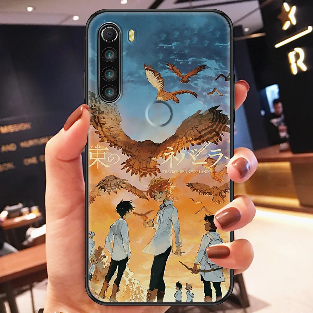 best phone cases for xiaomi The Promised Neverland Anime Phone case For Xiaomi Redmi Note 7 7A 8 8T 9 9A 9S K30 Pro Ultra black silicone coque tpu prime phone cases for xiaomi Cases For Xiaomi