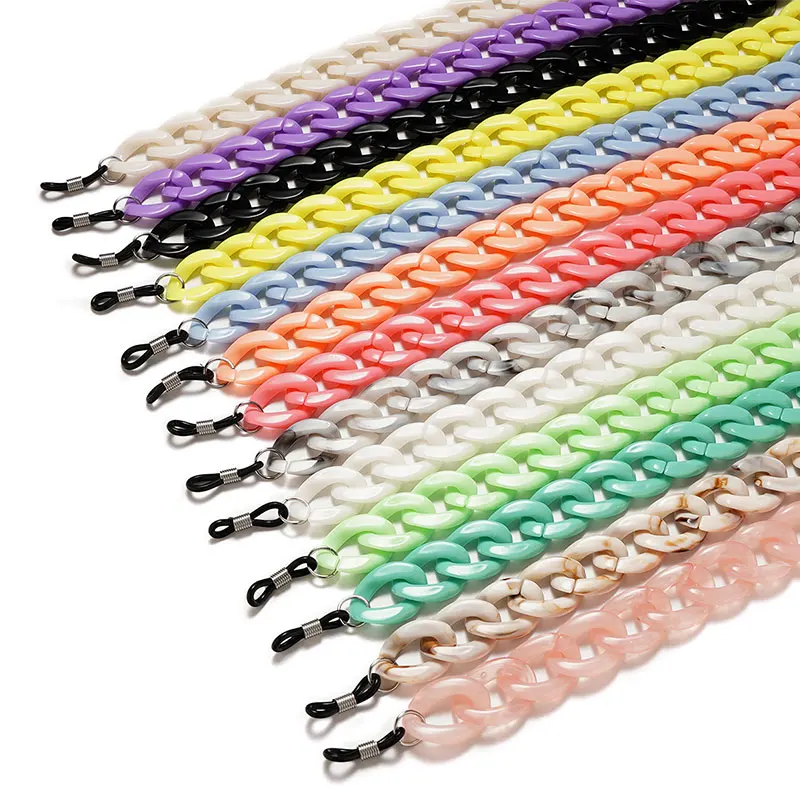 

Fashion Acrylic Glasses Chain Sunglasses Cord Anti-slip Rope Glasses Hanging Neck Chain Accessories Unisex Eyeglass Holder Strap