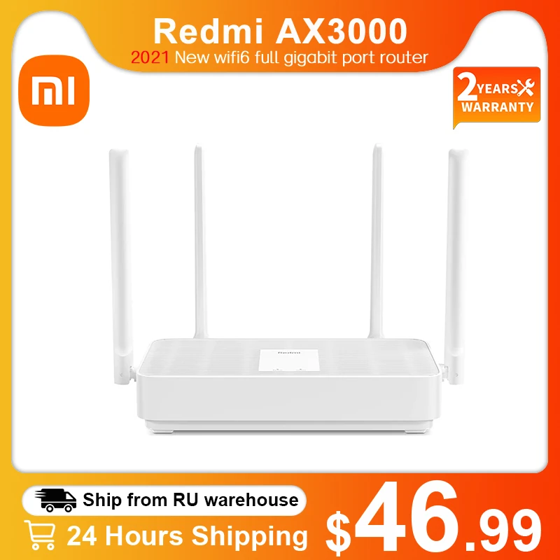 wifi signal booster for desktop Xiaomi Redmi Router AX3000 2 Băng Tần Không Dây Tín Hiệu Anten Độ Lợi Cao Wifi 6 Lưới WIFI Gigabit 2.4G/5.0GHz Nồi Cơm Điện Từ wifi signal booster for garden