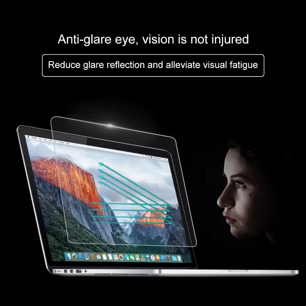 Laptop Protective Glass For MacBook Pro 16 inch 9H Laptop Tempered Glass Screen Protective Film for MacBook Pro Screen Protecor