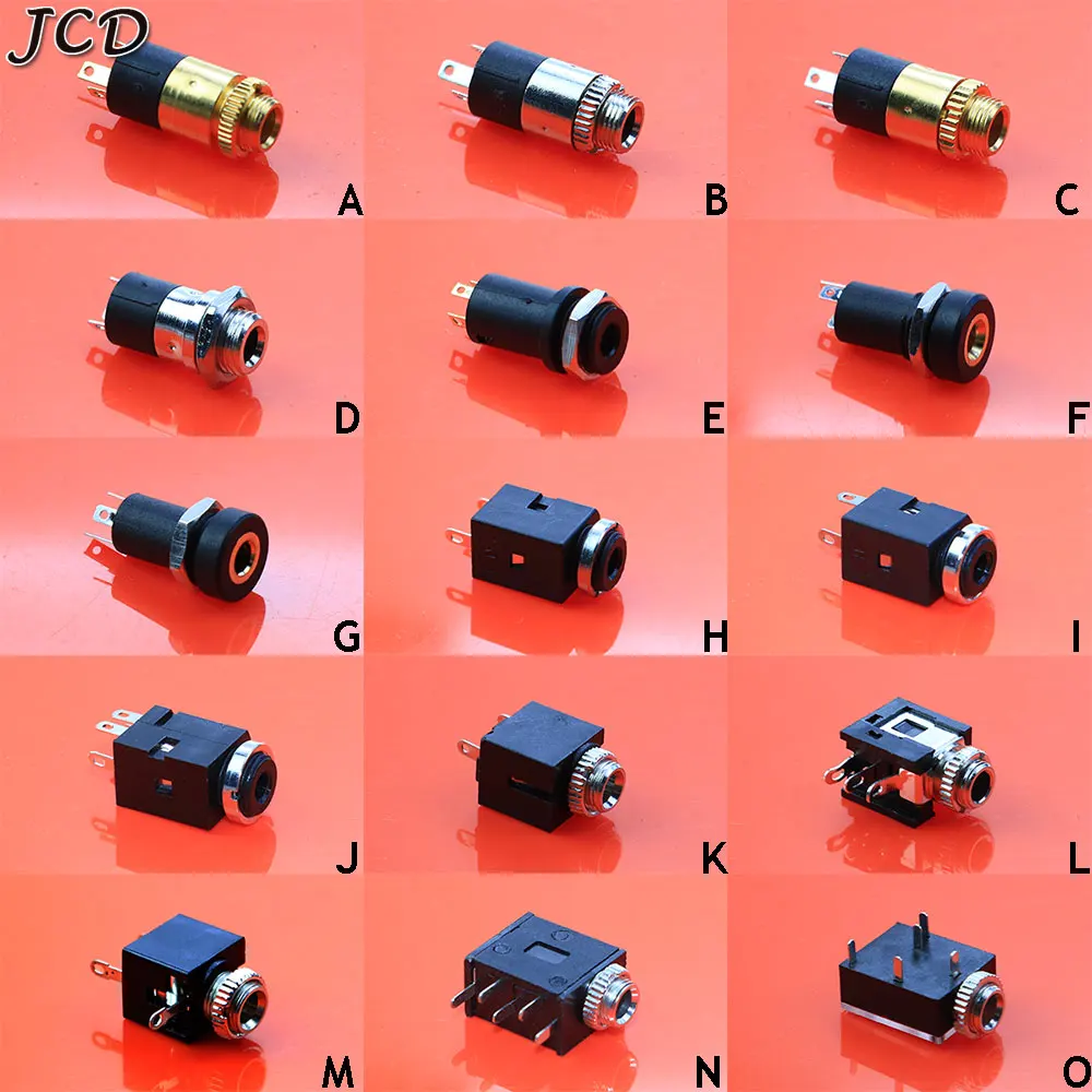 JCD 2pcs 3.5 ����� ���� ����� Ŀ���� 3.5mm ���׷��� ���� ���� �� ���� PJ-392 A 3640 399M 341 342M 301M 325M