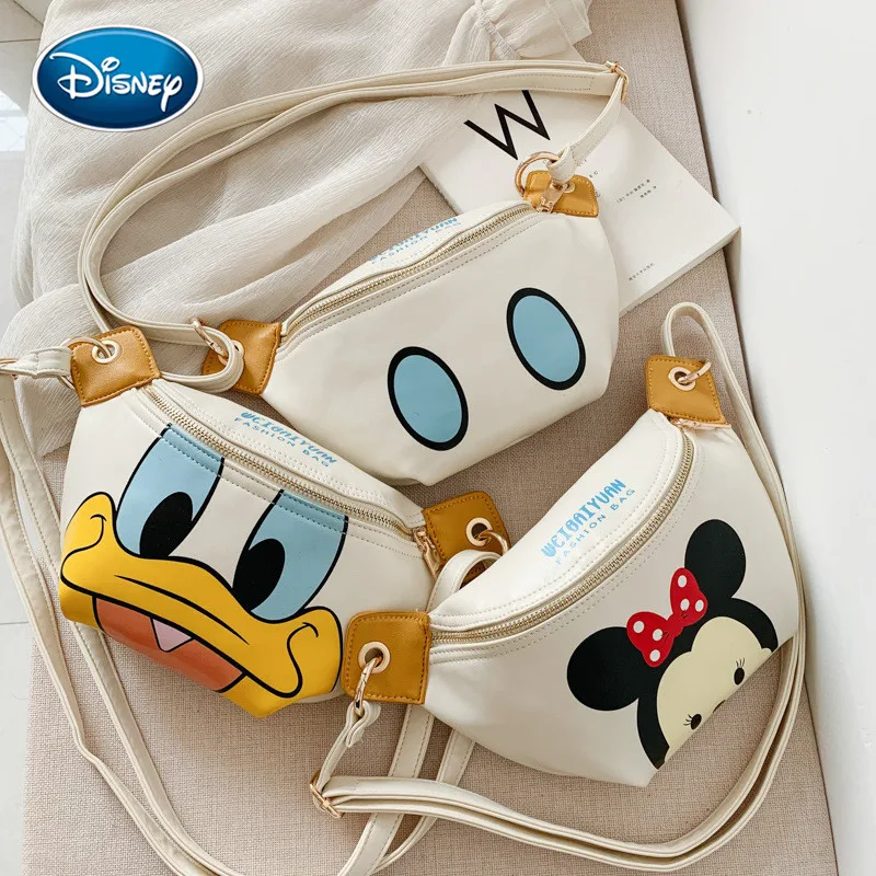 Messenger-Bag Parent-Child-Bag Childrens Disney Small-Bag Duck-Shoulder Girl New PU
