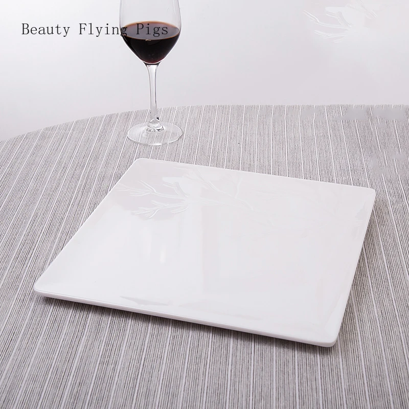 Прямые продажи нового белого квадратного меламинового пластика не легко сломать