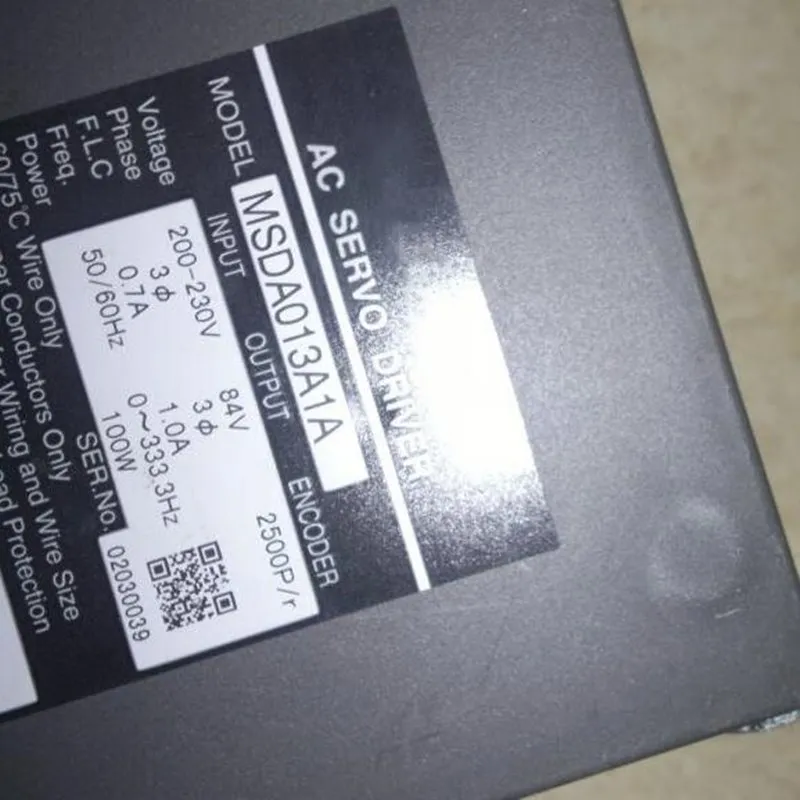 Используется протестированный рабочий MSDA013A1A AC сервопривод