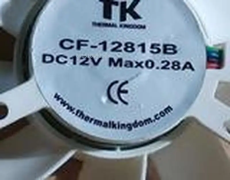 Для CF-12815B DC 12V 0.28A 4-проводной вентилятор охладителя сервера