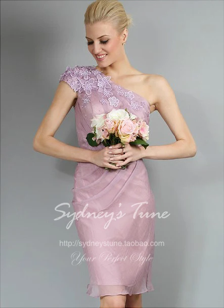 Халат de soiree Новая мода Дешевые vestido de festa longo Платье на Одно Плечо с цветочным принтом для выпускного вечера вечерние платья для подружек невесты