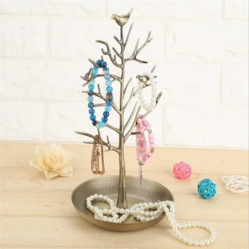 

Bird Tree Jewelry Display Jewelry Stand Organizer Earring Holder Necklace Bracelet Rack Holder Display Jewelry Holder Dropshipp