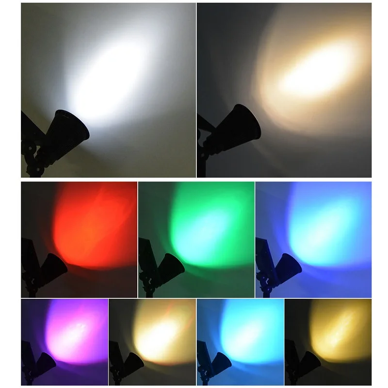 Solares ao ar Luzes de Projeção Luz da Lâmpada de Parede Holofotes Livre Solar Jardim Pátio Paisagem Luz Led Rgb 6 solar luz da lâmpada de parede rgb