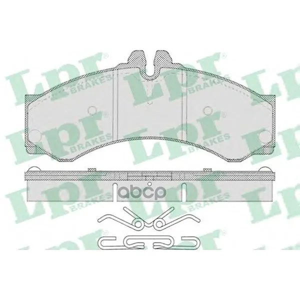 Колодки Тормозные Mercedes Sprinter(901-904) 95-06/Vw Lt 28-46 96-06 Пер./Зад. Lpr 05p633 Lpr арт. 05P633
