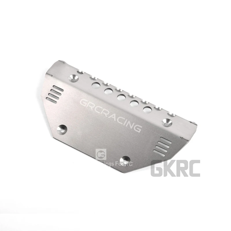 Gkrc металлический бампер из нержавеющей стали для 1/10 Rc Гусеничный автомобиль Traxxas Trx4 G500 Trx6 G63 защита шасси Нижняя защита