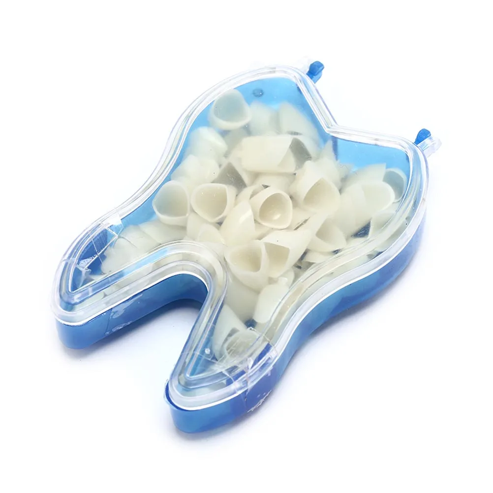 Anterior teeth 50Pcs/Box Realistic Dental Crowns Oral Teeth Whitening Anterior Molar Crown Dental Crowns Resin Porcelain Temporary Teeth crown - Цвет: Anterior teeth