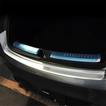 

WELKINRY For Benz GLE Coupe C292 2015-2019 rear tail bumper box gate back door sill threshold scuffproof guard plate pedal trim