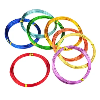 

Mixed Color Aluminum Wires 0.8mm 1mm Metal Artistic Wire for DIY Manual Arts Jewelry Making F80