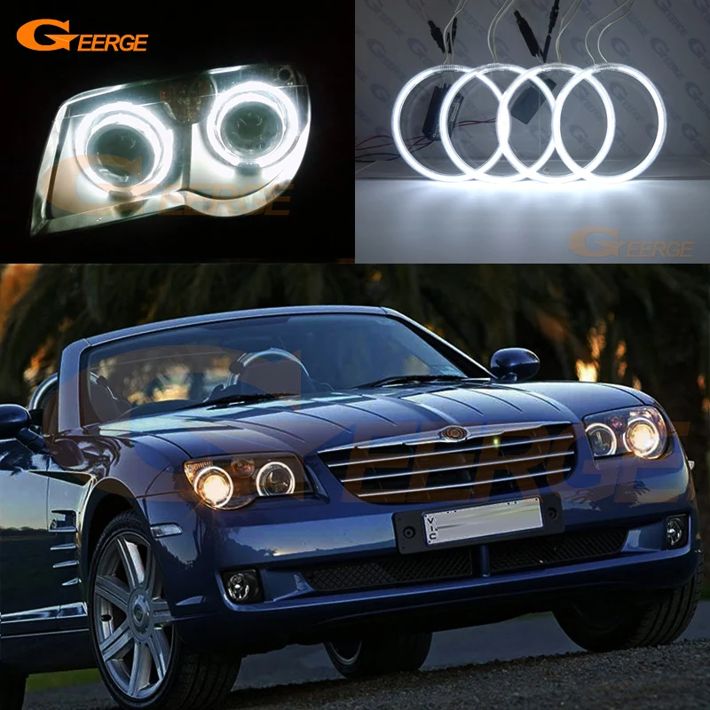 Для Chrysler Crossfire 2004 2005 2006 2007 2008 отличный ультра яркий CCFL ангельские глазки Halo набор