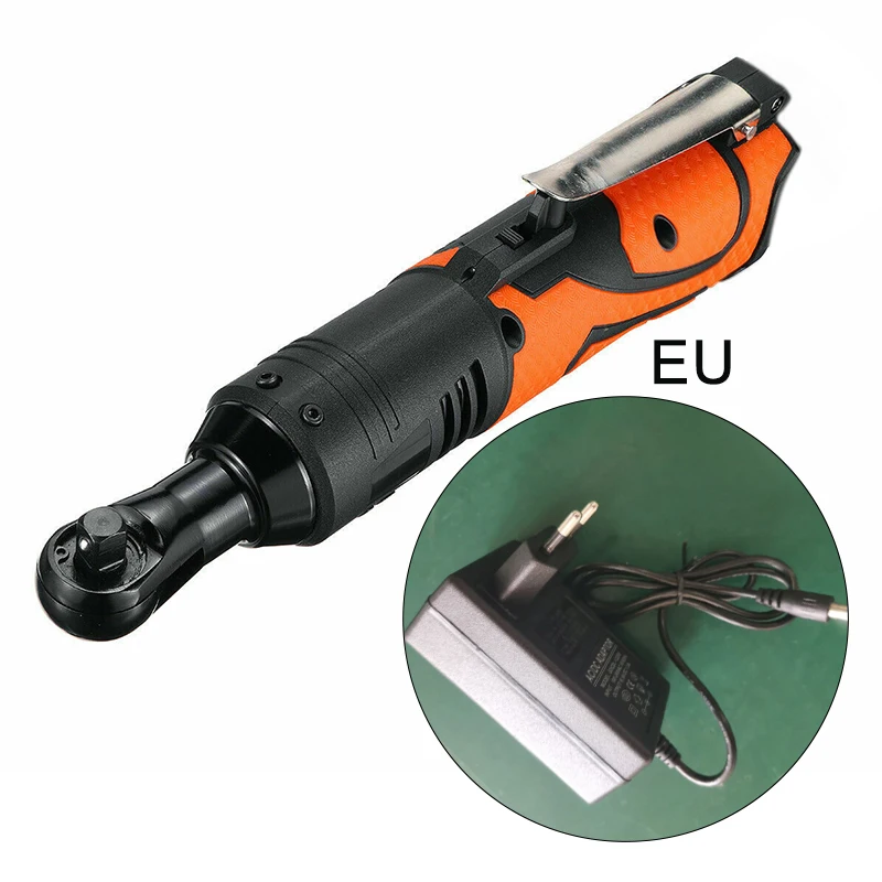 

18V Right angle wrench ratchet 3/8" Electric With Charger 230rpm speed