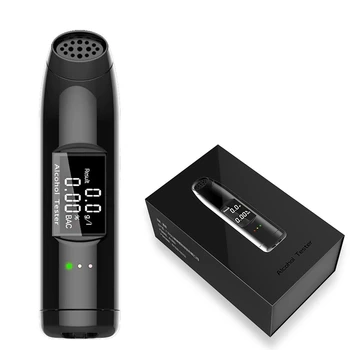 

Breathalyzer, Portable Breath Tester with LCD Display USB Rechargeable Digital ALcohol Detector