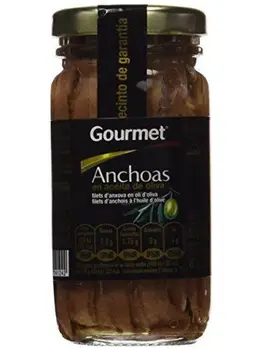 

Gourmet - Anchoas en Aceite de Oliva, filetes - 100g