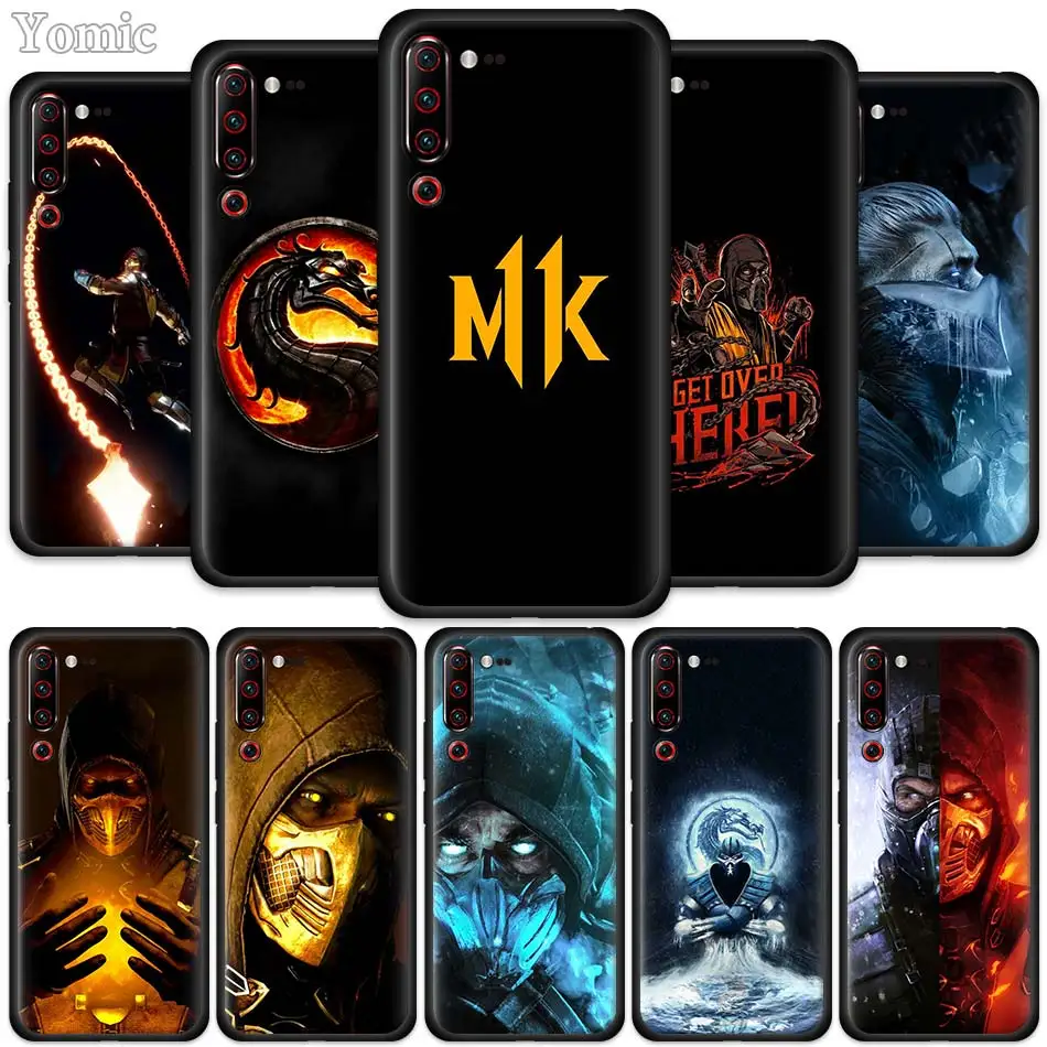 

Mortal Kombat Black Silicone Case for Lenovo Z6 Pro 5G Lite Youth Mobile Phone Bag Cover Z6pro Z6Lite Coque