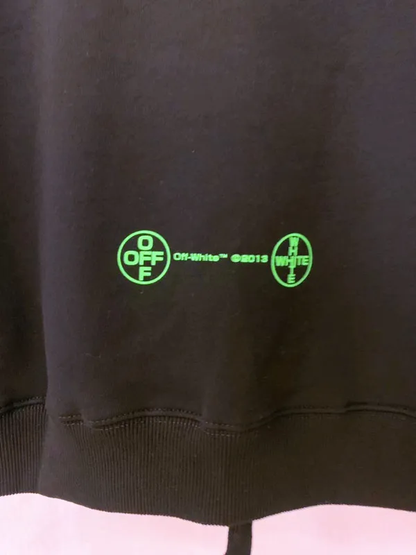Off-white 19FW Limited несколько букв дерево толстовка с изображением леса