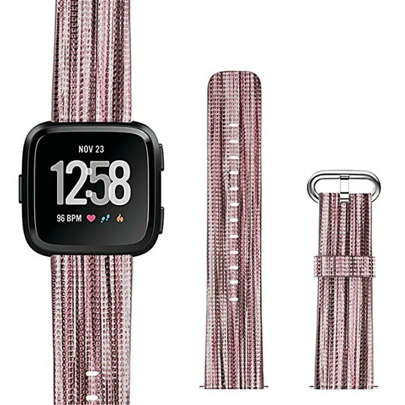 Ремешок для Fitbit Versa из натуральной кожи многоцветный сменный ремешок для часов Ремешок для часов Браслет для Fitbit Versa