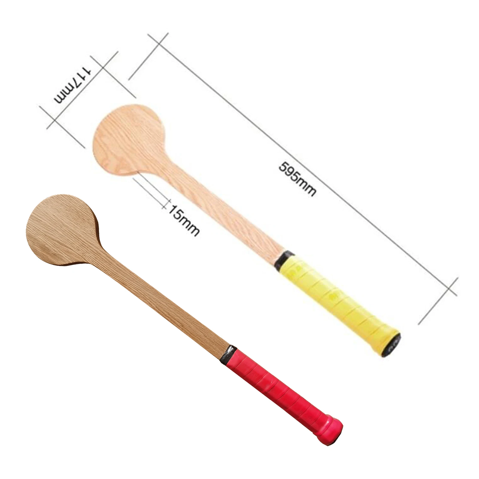 Tennis Racket Pointer Wooden Tennis Spoon Practice Batting Accurate Hitting Trainer Portable Practice Equipment