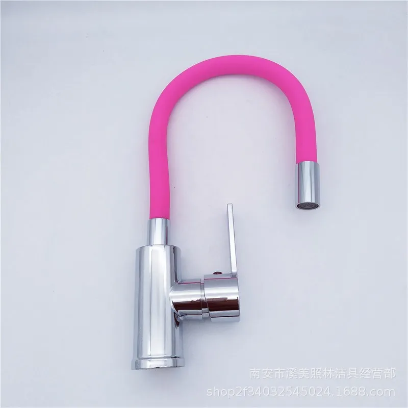 

Color Universal Tube Kitchen Mixing Faucet Zinc Alloy Flat T-connector Faucet Sink X Washbasin Faucet Manufacturers