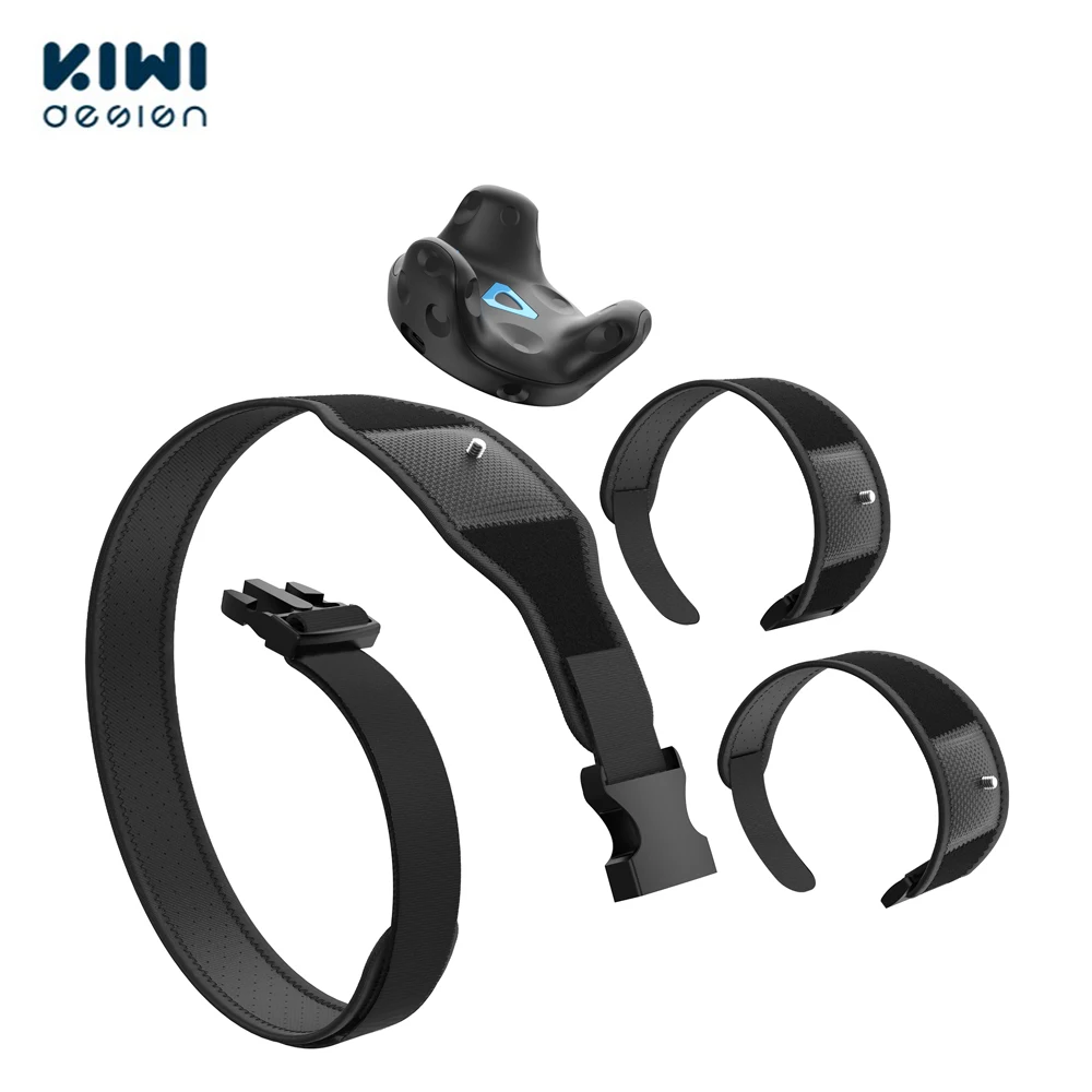 KIWI design Adjustable Wristbands and Full Body Tracking Belts High Stability VR Tracker Accessories Visit The KIWI design Store Tracker Straps for HTC Vive Trackers 1 Belt and 2 Straps