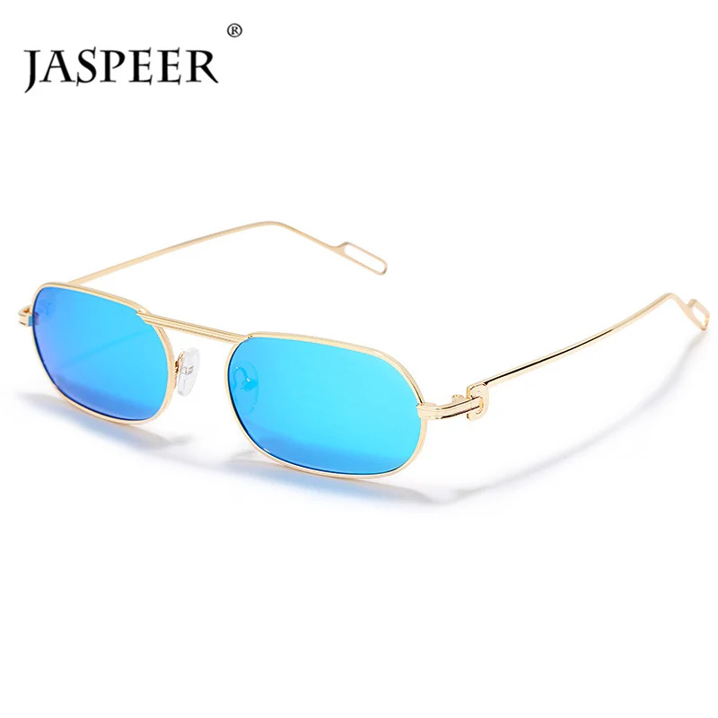 JASPEER New Punk Polarized Sunglasses Men Rectangle Sun Glasses Women Luxury Brand Designer Retro UV400 Driving | Аксессуары для